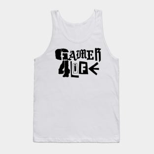 Gamer 4 Life text 17.0 Tank Top